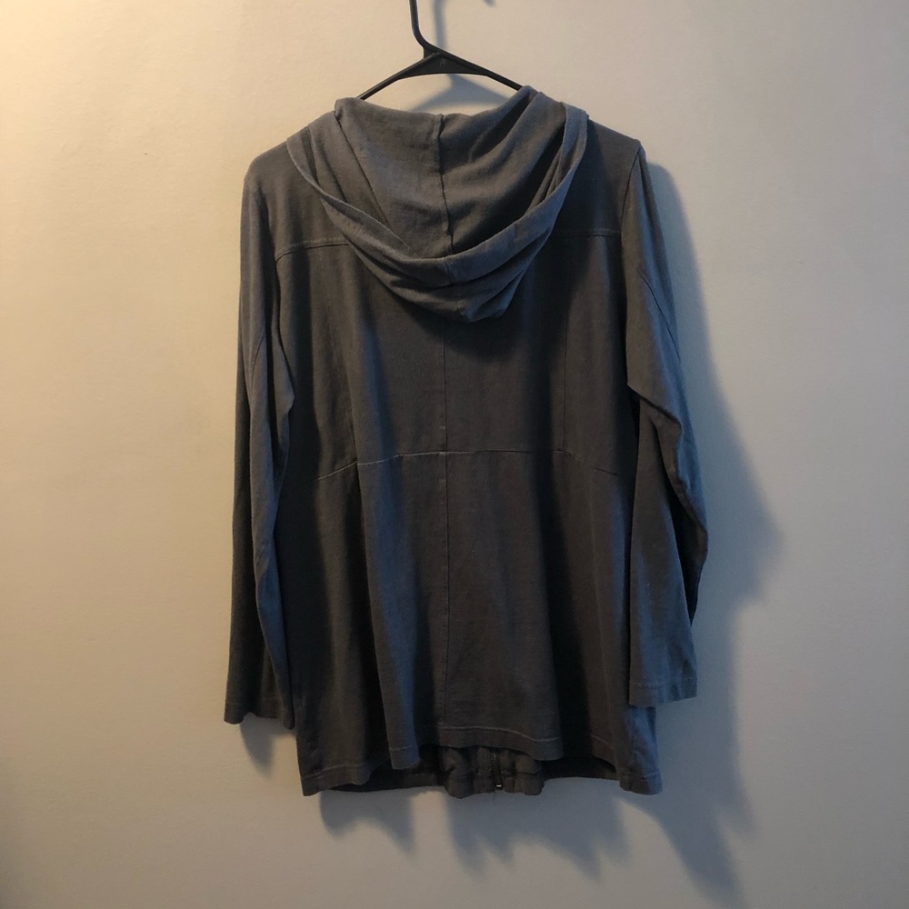 Gray Zip Up Jacket - image 2